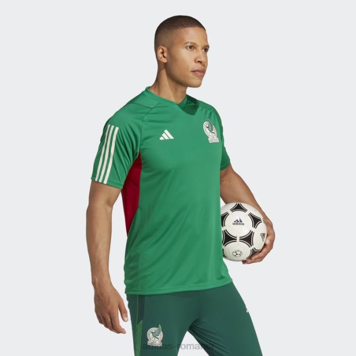 Adidas tricou de antrenament mexic tiro 23 verde bărbați verde 2JBN7255