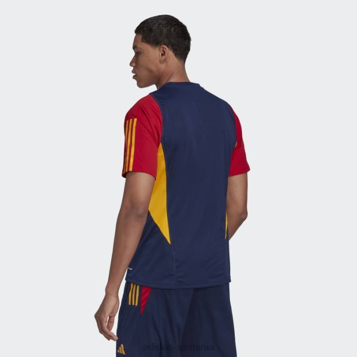Adidas tricou de antrenament spain tiro albastru bleumarin bărbați albastru marin 2JBN7343