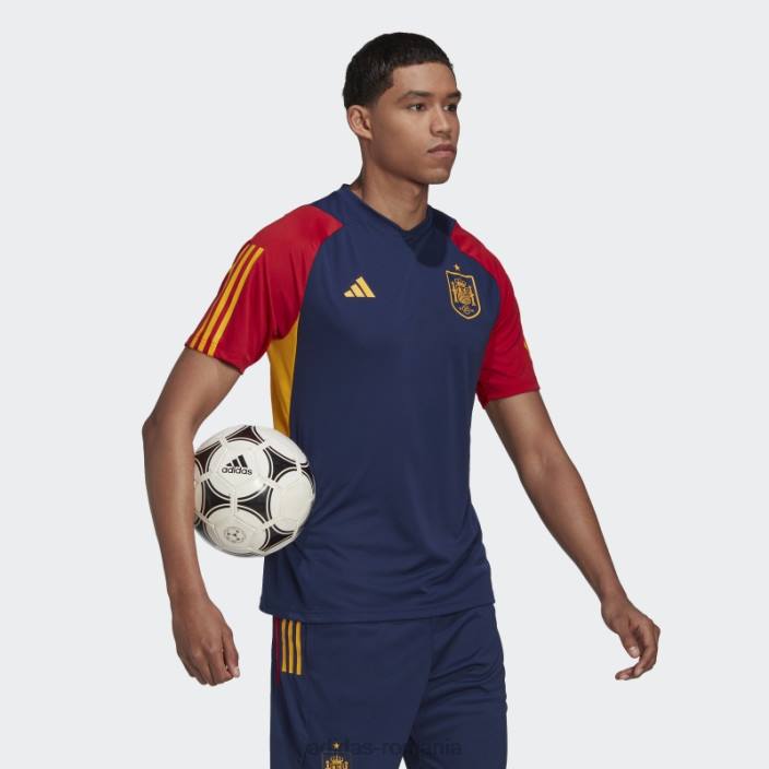 Adidas tricou de antrenament spain tiro albastru bleumarin bărbați albastru marin 2JBN7343