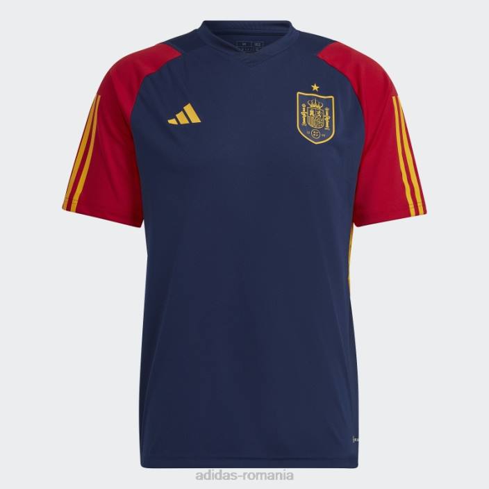 Adidas tricou de antrenament spain tiro albastru bleumarin bărbați albastru marin 2JBN7343