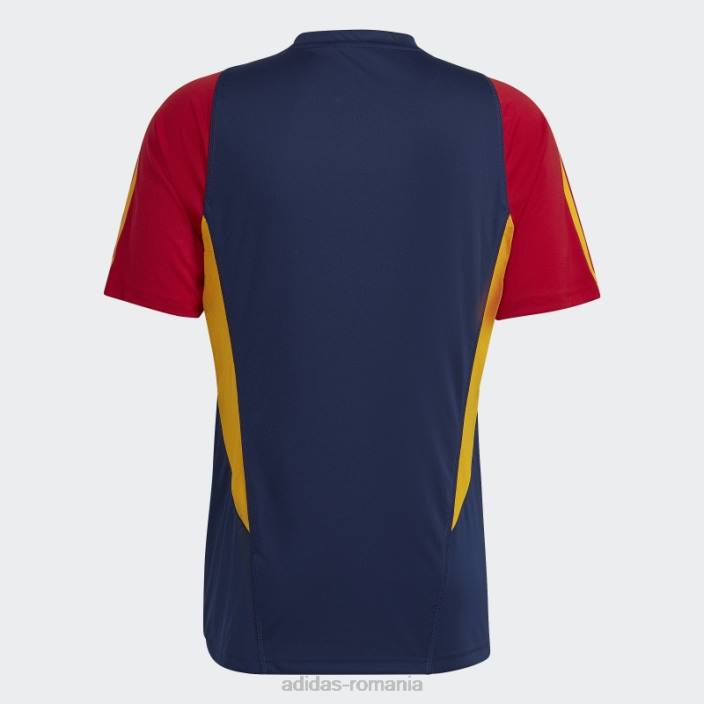 Adidas tricou de antrenament spain tiro albastru bleumarin bărbați albastru marin 2JBN7343