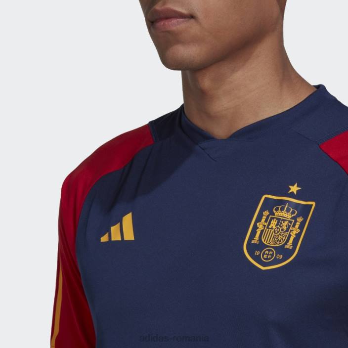 Adidas tricou de antrenament spain tiro albastru bleumarin bărbați albastru marin 2JBN7343