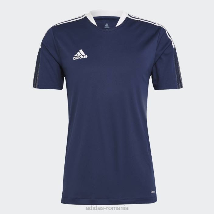 Adidas tricou de antrenament tiro 21 bleumarin adidas bărbați marina 2JBN6582