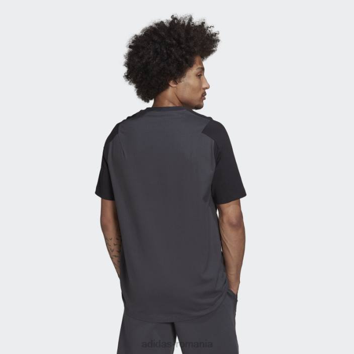 Adidas tricou de călătorie juventus carbon adidas bărbați carbon/negru 2JBN14292