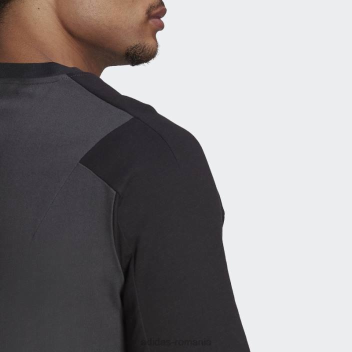 Adidas tricou de călătorie juventus carbon adidas bărbați carbon/negru 2JBN14292