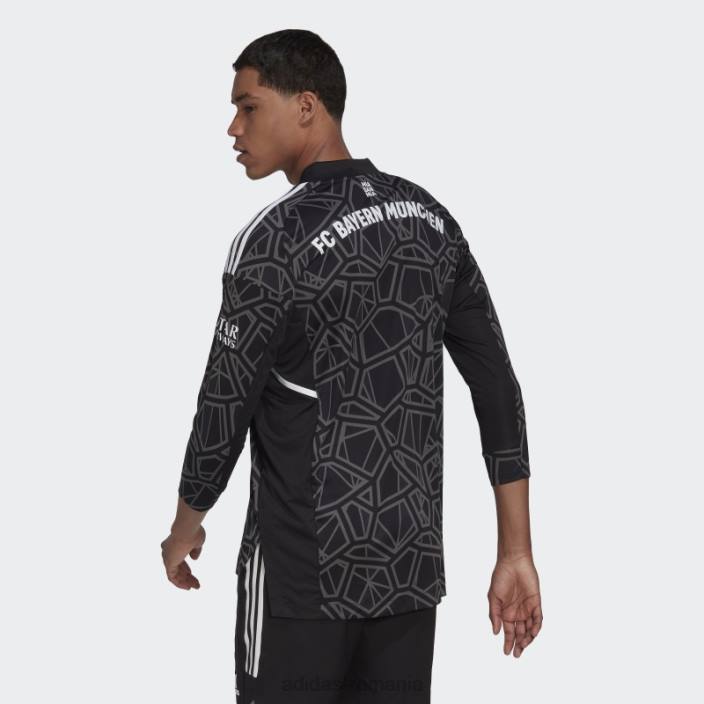 Adidas tricou de portar fc bayern 22/23 negru adidas bărbați negru/gri închis 2JBN14310