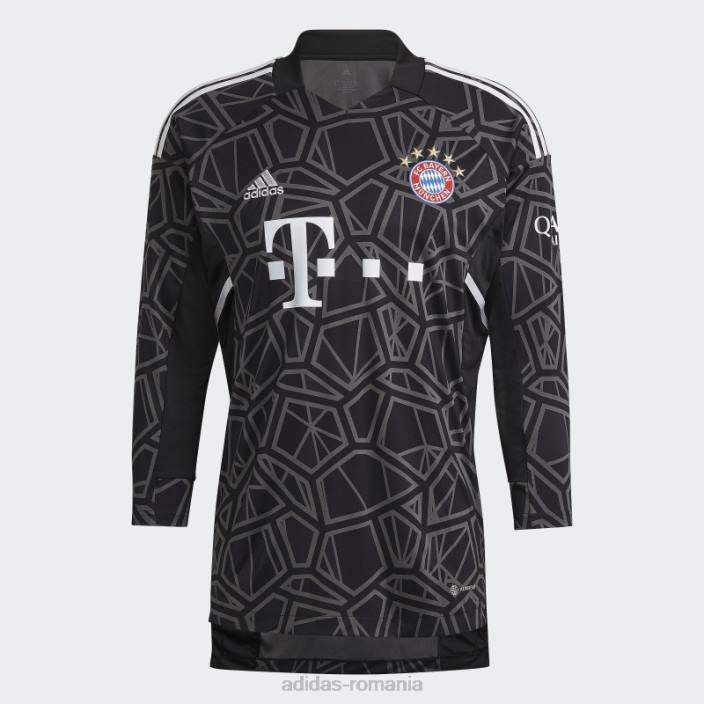 Adidas tricou de portar fc bayern 22/23 negru adidas bărbați negru/gri închis 2JBN14310