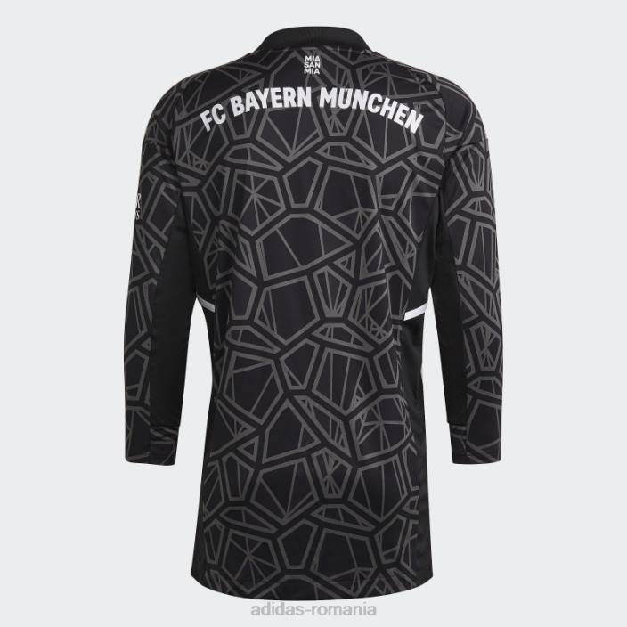 Adidas tricou de portar fc bayern 22/23 negru adidas bărbați negru/gri închis 2JBN14310