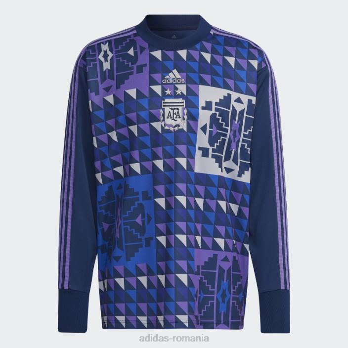 Adidas tricou de portar icoana argentinei noapte indigo adidas bărbați indigo de noapte 2JBN7194