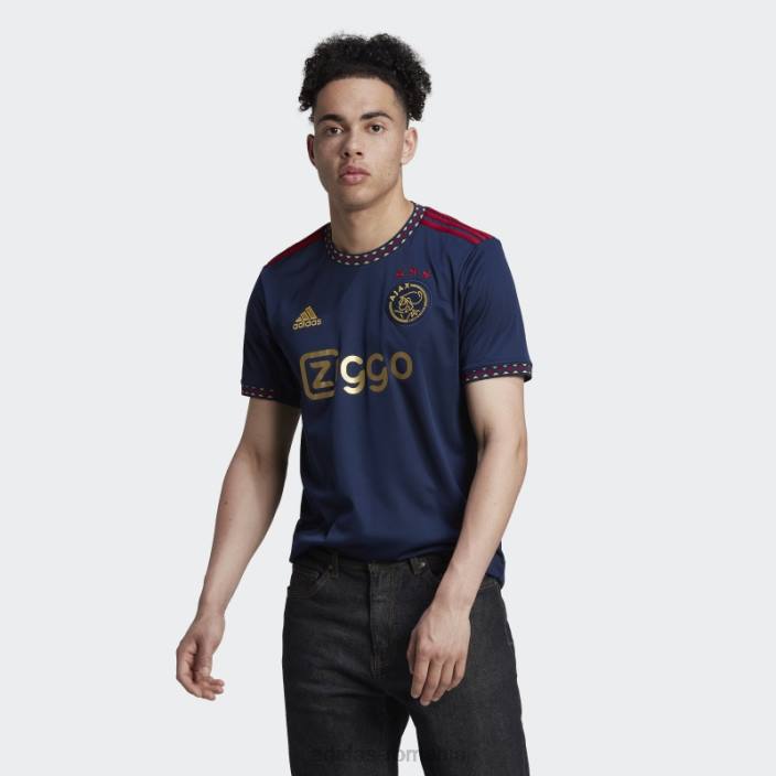 Adidas tricou deplasare ajax amsterdam 22/23 bleumarin bărbați albastru marin 2JBN1064