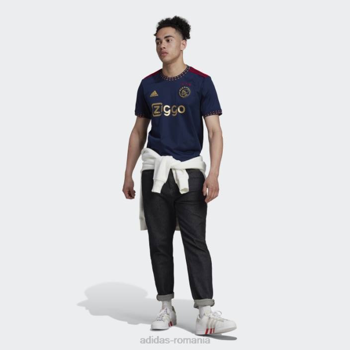 Adidas tricou deplasare ajax amsterdam 22/23 bleumarin bărbați albastru marin 2JBN1064