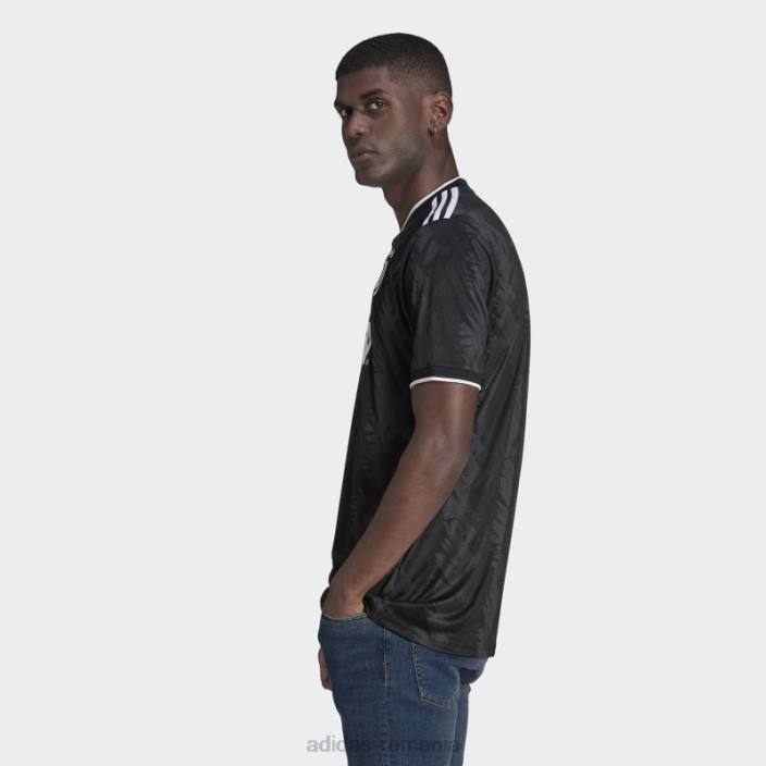 Adidas tricou deplasare juventus 22/23 negru bărbați negru/alb/carbon 2JBN3674