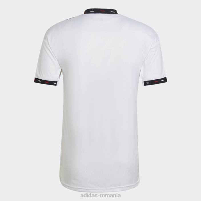 Adidas tricou deplasare manchester united 22/23 alb adidas bărbați alb 2JBN13098