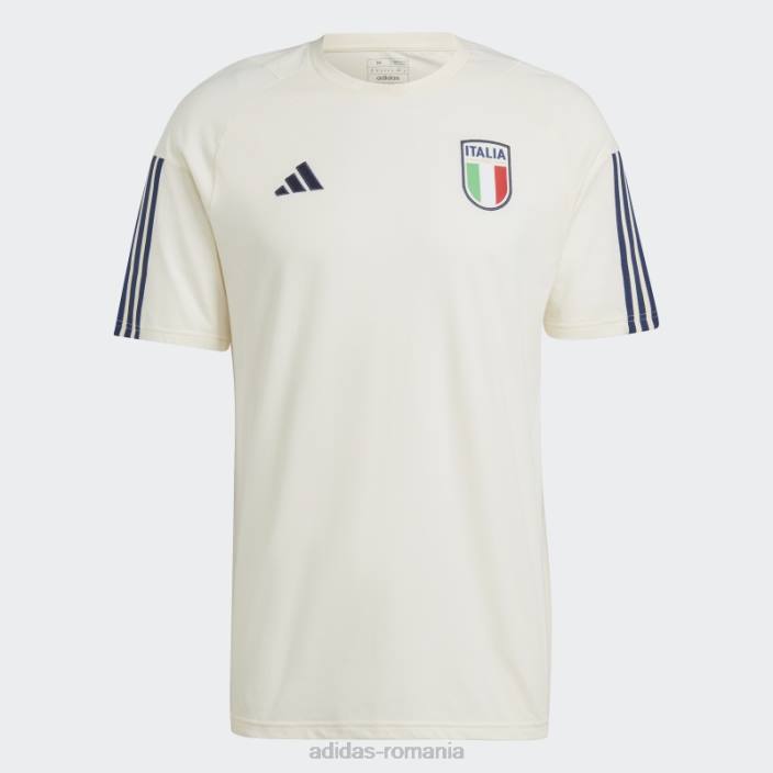 Adidas tricou din bumbac alb italia tiro 23 bărbați alb 2JBN13360