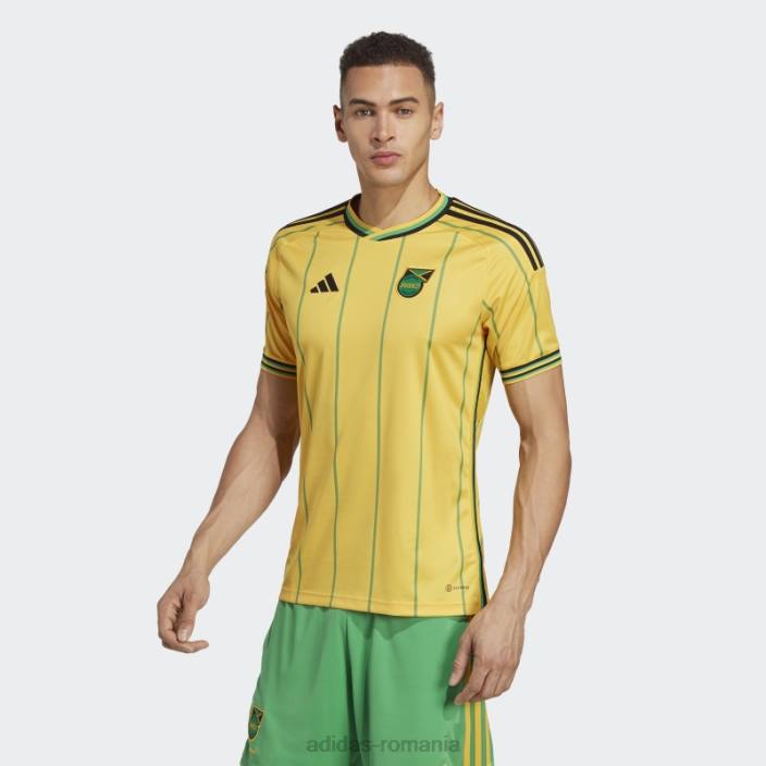Adidas tricou elegant de acasă Jamaica 23 verde bărbați auriu/verde 2JBN3625