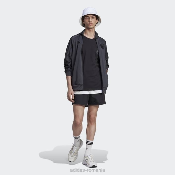 Adidas tricou grafic arsenal negru bărbați negru 2JBN15218