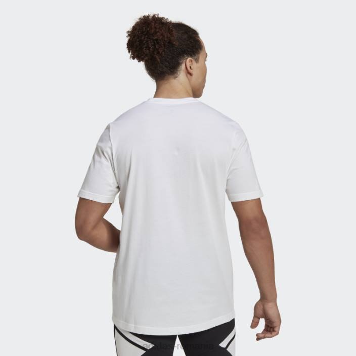 Adidas tricou grafic german ADN alb adidas bărbați alb negru 2JBN6864