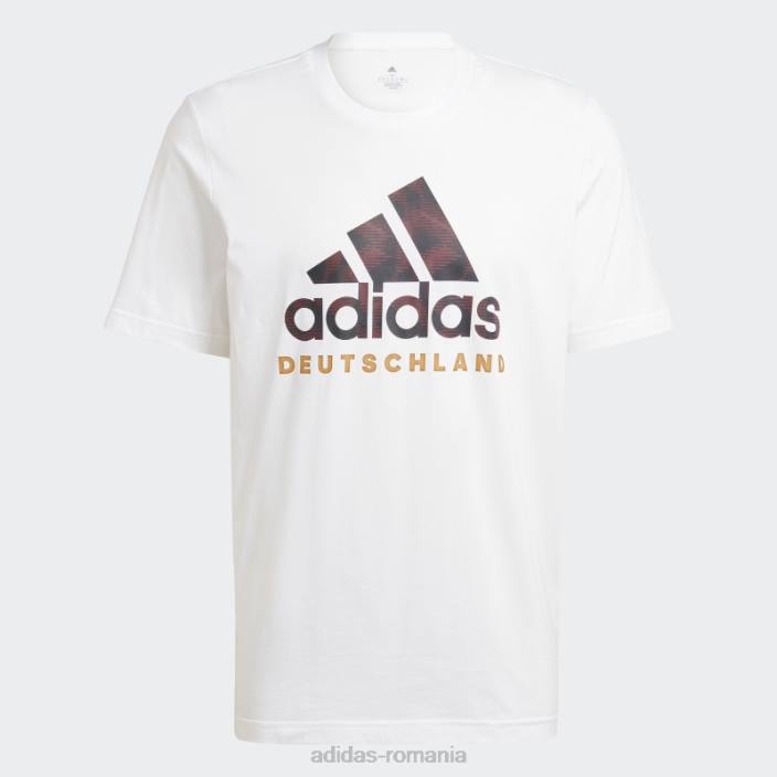 Adidas tricou grafic german ADN alb adidas bărbați alb negru 2JBN6864