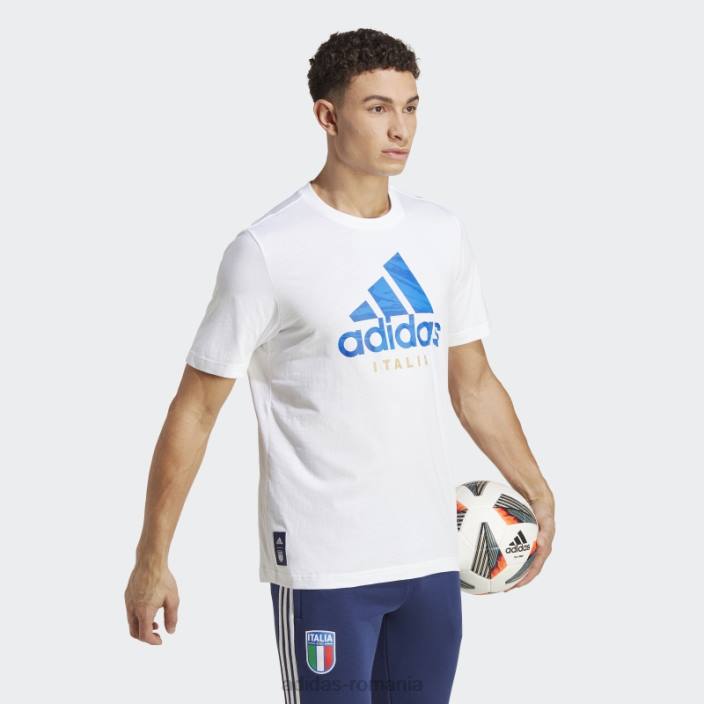 Adidas tricou grafic italia alb bărbați alb 2JBN15230