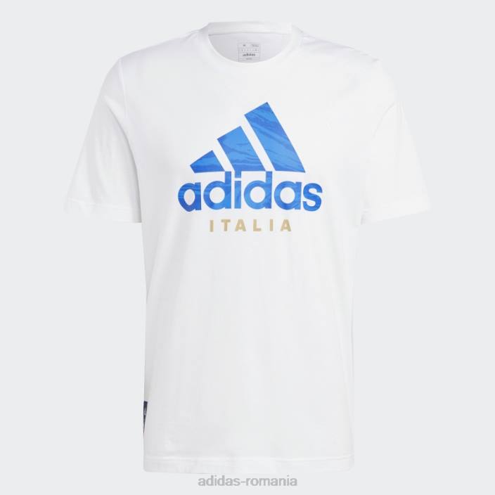 Adidas tricou grafic italia alb bărbați alb 2JBN15230