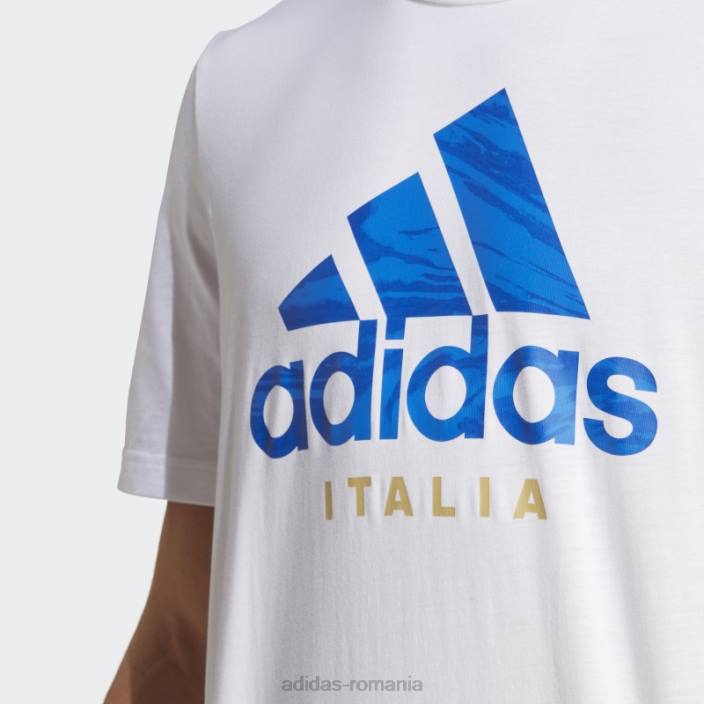 Adidas tricou grafic italia alb bărbați alb 2JBN15230