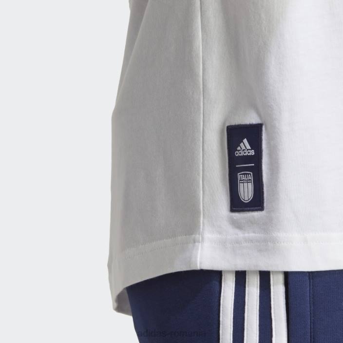 Adidas tricou grafic italia alb bărbați alb 2JBN15230