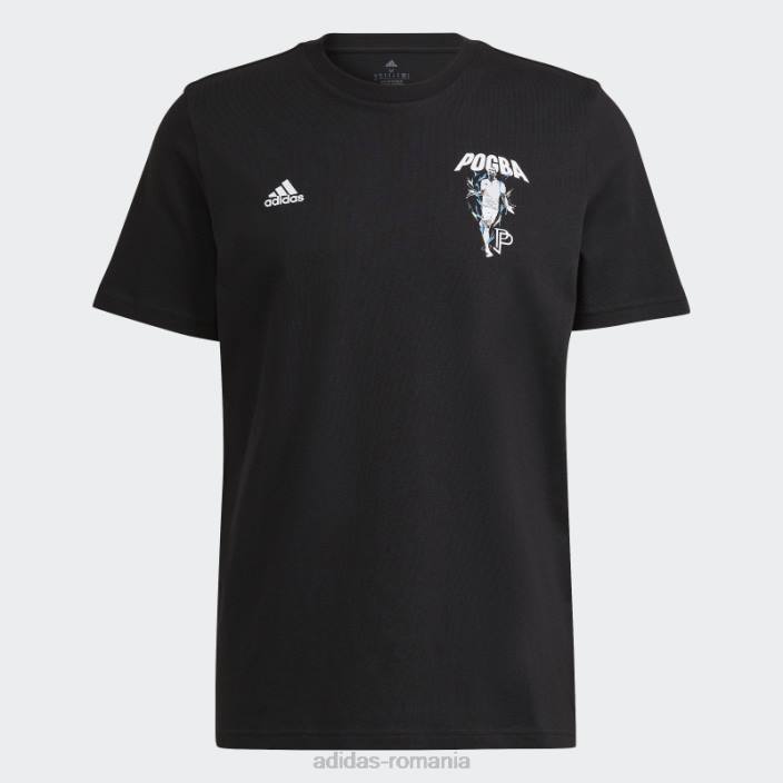 Adidas tricou grafic pogba football icon negru adidas bărbați negru 2JBN6966