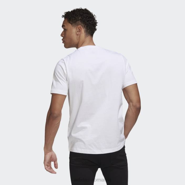 Adidas tricou grafic real madrid alb bărbați alb 2JBN14161