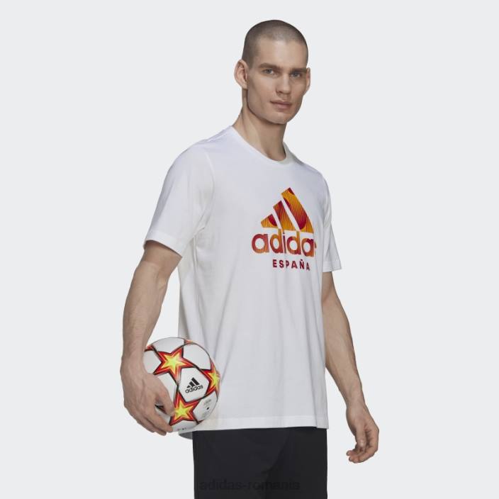 Adidas tricou grafic spania alb bărbați alb 2JBN6847