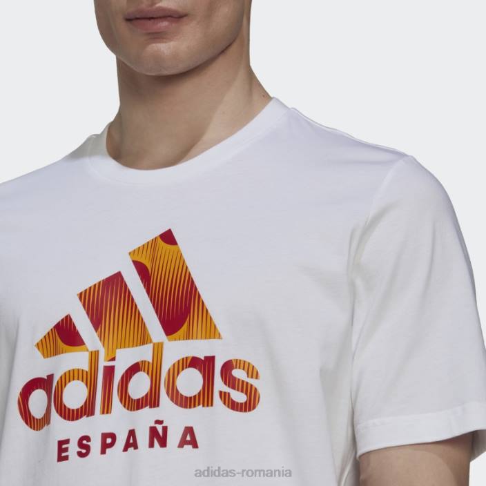 Adidas tricou grafic spania alb bărbați alb 2JBN6847