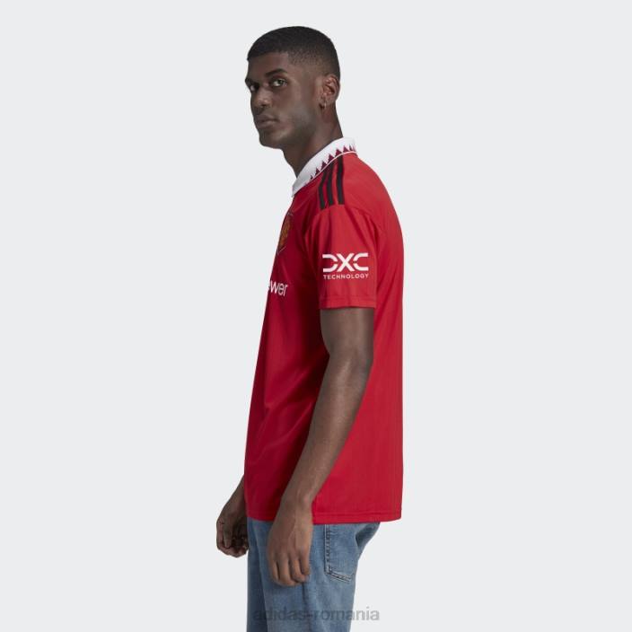 Adidas tricou home manchester united 22/23 roșu real adidas bărbați roșu adevărat 2JBN13080