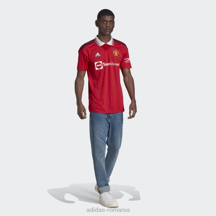 Adidas tricou home manchester united 22/23 roșu real adidas bărbați roșu adevărat 2JBN13080