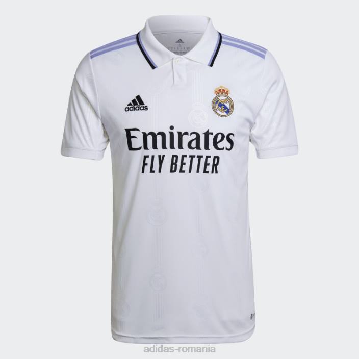 Adidas tricou home real madrid 22/23 alb adidas bărbați alb 2JBN13110