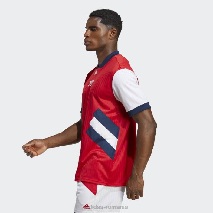 Adidas tricou icoană arsenal stacojiu adidas bărbați stacojiu 2JBN6003