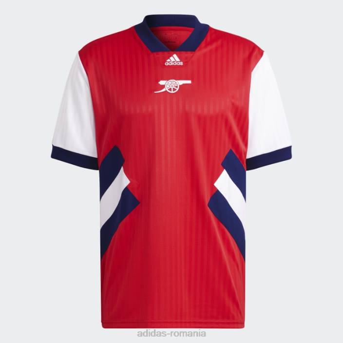 Adidas tricou icoană arsenal stacojiu adidas bărbați stacojiu 2JBN6003