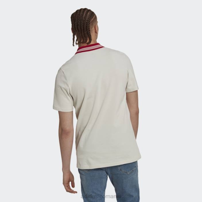 Adidas tricou polo cu emblema oficială a Cupei Mondiale FIFA 2022, talc bărbați talc 2JBN7285