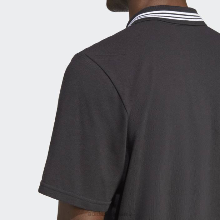 Adidas tricou polo juventus dna negru bărbați alb negru 2JBN14407
