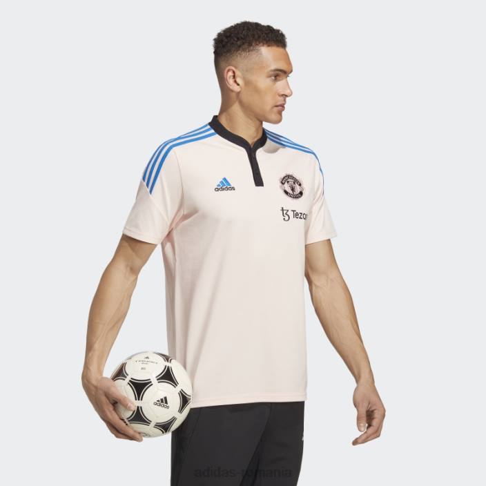 Adidas tricou polo manchester united condivo 22 roz gheat bărbați roz ca gheață 2JBN13537