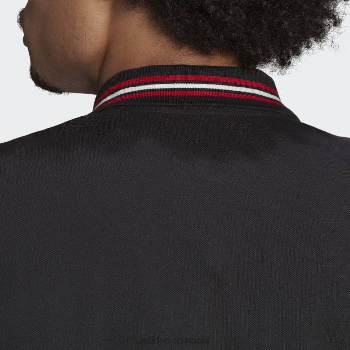 Adidas tricou polo manchester united dna negru adidas bărbați negru 2JBN14136