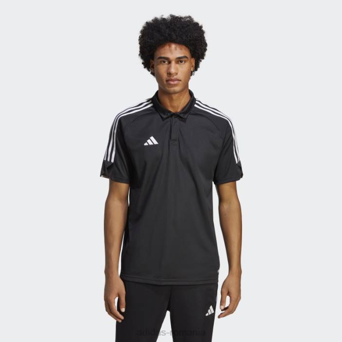 Adidas tricou polo tiro 23 league negru bărbați negru 2JBN13183