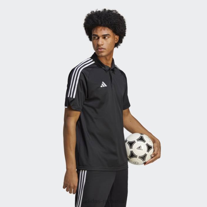 Adidas tricou polo tiro 23 league negru bărbați negru 2JBN13183