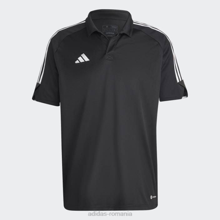 Adidas tricou polo tiro 23 league negru bărbați negru 2JBN13183