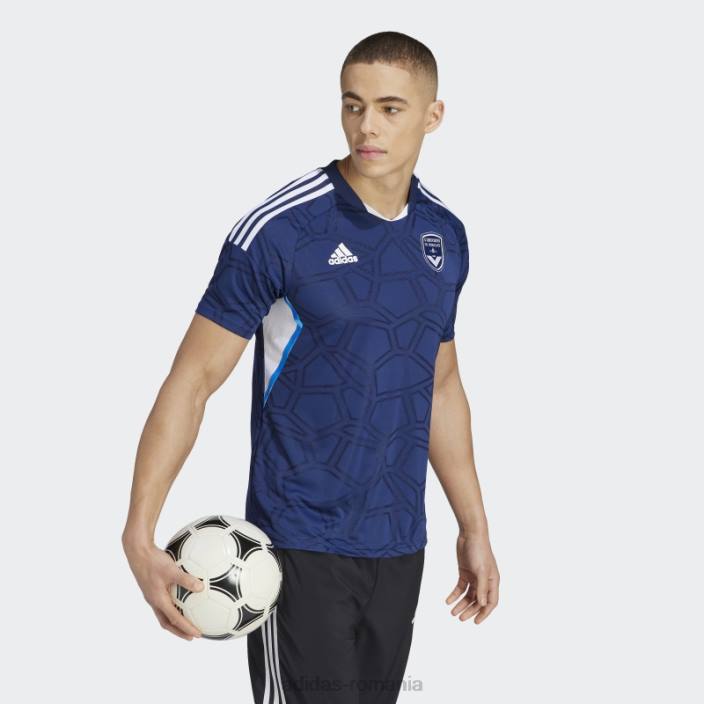 Adidas tricou pre-meci girondins de bordeaux bleumarin bărbați albastru marin 2JBN14335