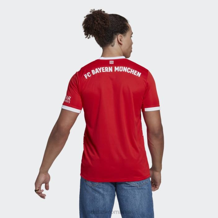 Adidas tricou roșu fc bayern 22/23 acasă bărbați roșu 2JBN5882