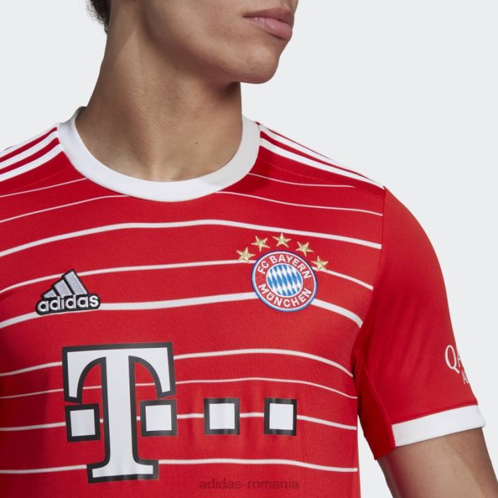 Adidas tricou roșu fc bayern 22/23 acasă bărbați roșu 2JBN5882
