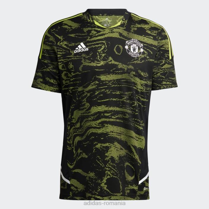 Adidas tricou slime manchester united condivo 22 pro adidas bărbați slime/negru 2JBN14031
