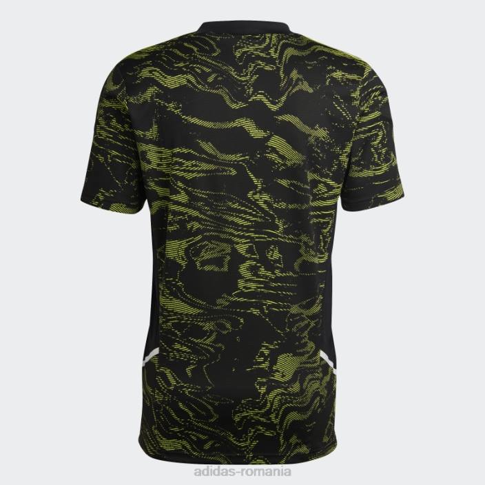 Adidas tricou slime manchester united condivo 22 pro adidas bărbați slime/negru 2JBN14031