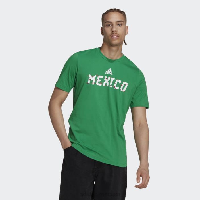 Adidas tricou verde al Cupei Mondiale Fifa 2022 din Mexic bărbați verde 2JBN6856