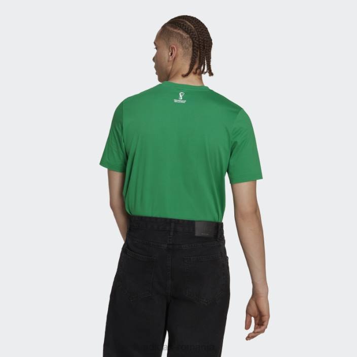 Adidas tricou verde al Cupei Mondiale Fifa 2022 din Mexic bărbați verde 2JBN6856