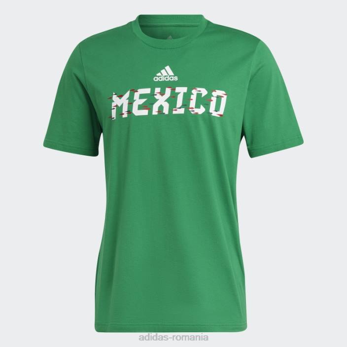 Adidas tricou verde al Cupei Mondiale Fifa 2022 din Mexic bărbați verde 2JBN6856